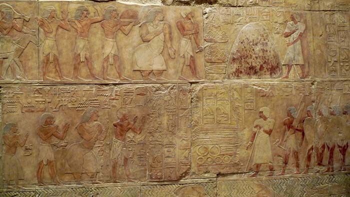 Reliefs depicting Hatshepsut's expedition to Punt